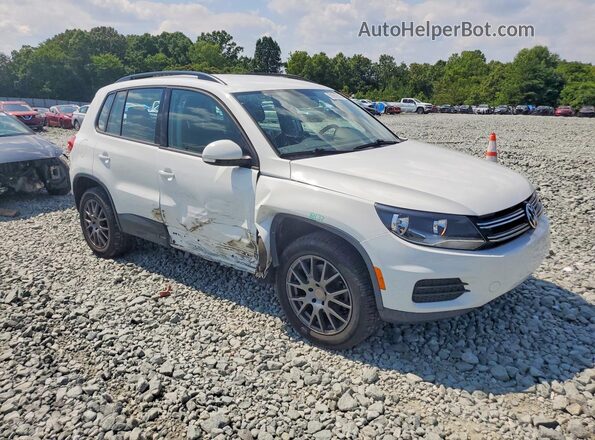 WVGBV7AX5JK005503 2018 VOLKSWAGEN TIGUAN Белый Передняя правая четверть