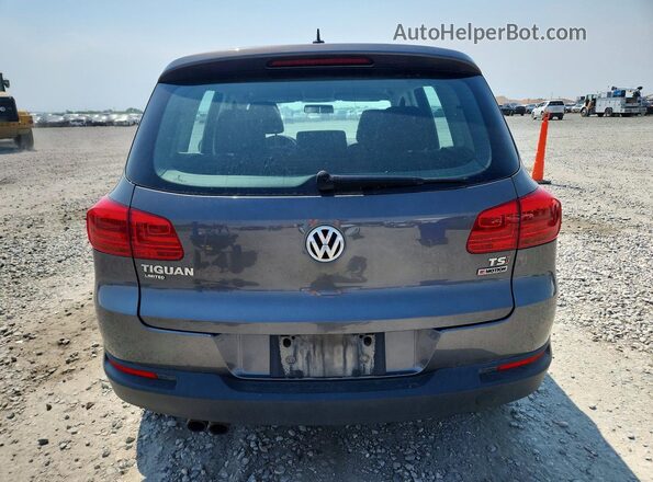 WVGBV7AX7JK000576 2018 VOLKSWAGEN TIGUAN Gray Vista trasera