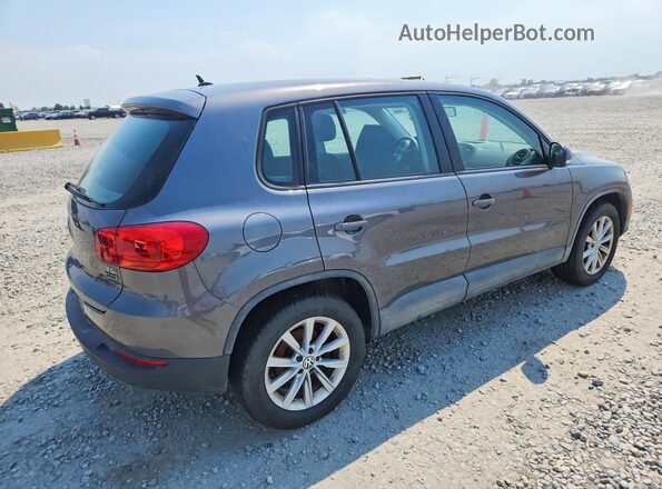 WVGBV7AX7JK000576 2018 VOLKSWAGEN TIGUAN Gray Trasero derecho