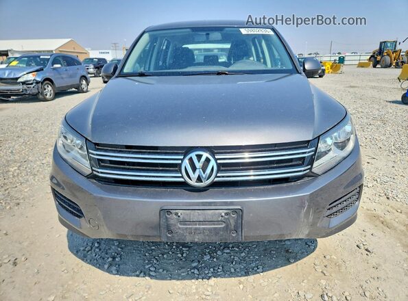 WVGBV7AX7JK000576 2018 VOLKSWAGEN TIGUAN Gray Vista frontal