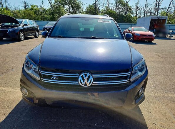 WVGBV7AX8GW097353 2016 VOLKSWAGEN TIGUAN Синий Вид спереди