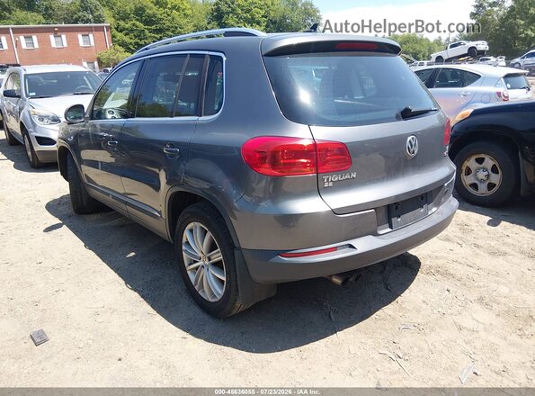 WVGBV7AX9GW521221 2016 VOLKSWAGEN TIGUAN Gray Задня ліва чверть