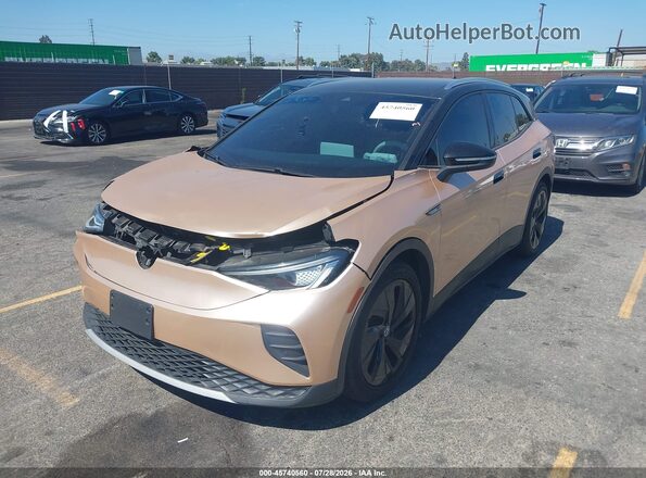 WVGDMPE2XMP012237 2021 VOLKSWAGEN ID.4 Beige Przód lewy