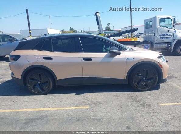 WVGDMPE2XMP012237 2021 VOLKSWAGEN ID.4 Beige Widok wnętrza z tyłu