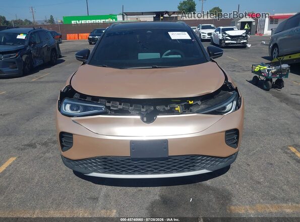 WVGDMPE2XMP012237 2021 VOLKSWAGEN ID.4 Beige Widok zestawu wskaźników