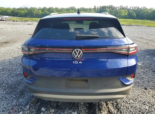 WVGDMPE2XMP022749 2021 VOLKSWAGEN ID.4 Blue Widok z tyłu