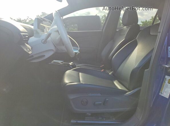 WVGDMPE2XMP022749 2021 VOLKSWAGEN ID.4 Blue Widok wnętrza z przodu