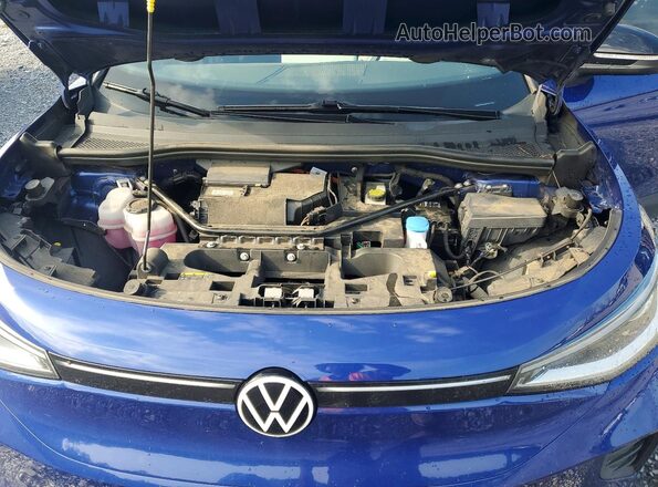 WVGDMPE2XMP022749 2021 VOLKSWAGEN ID.4 Blue Widok wnętrza z tyłu