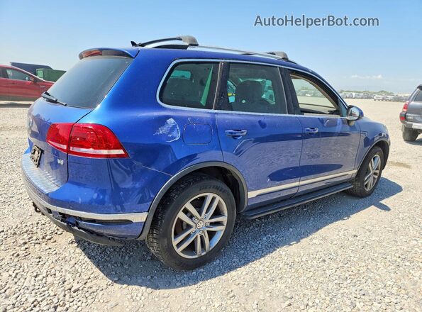 WVGEF9BP2GD010093 2016 VOLKSWAGEN TOUAREG Blue Trasero derecho