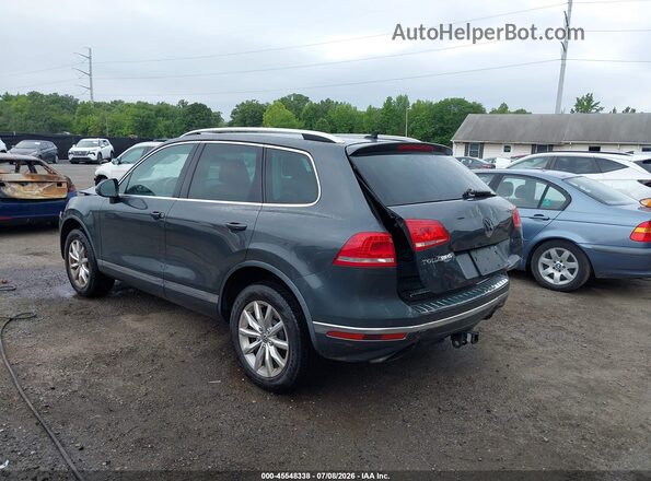 WVGEF9BP3GD004531 2016 VOLKSWAGEN TOUAREG Blue Rear left