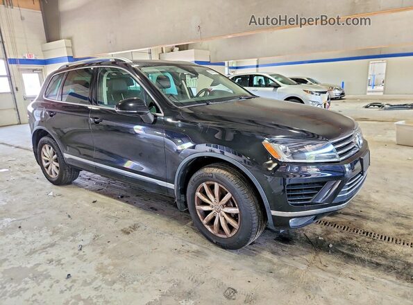 WVGEF9BP3GD012239 2016 VOLKSWAGEN TOUAREG Black Առջևի աջ