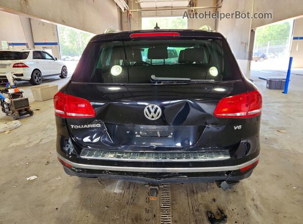 WVGEF9BP3GD012239 2016 VOLKSWAGEN TOUAREG Black Հետևի տեսք