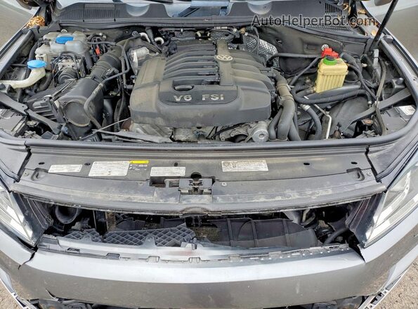 WVGEF9BP4GD010161 2016 VOLKSWAGEN TOUAREG Gray ძრავის განყოფილების ხედი