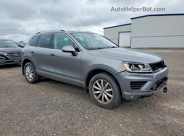 WVGEF9BP4GD010161 2016 VOLKSWAGEN TOUAREG Gray წინა მარჯვენა