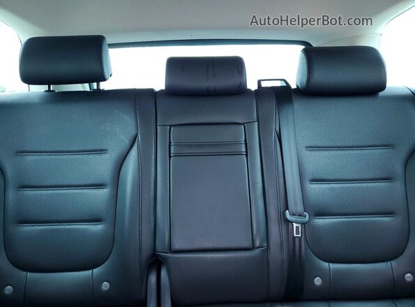 WVGEF9BP4GD010161 2016 VOLKSWAGEN TOUAREG Gray უკანა სავარძლების ხედი