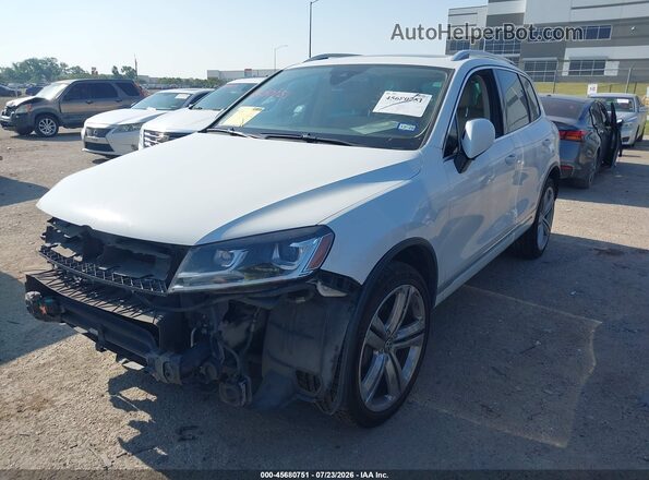 WVGEF9BP5GD005356 2016 VOLKSWAGEN TOUAREG White Передня ліва чверть