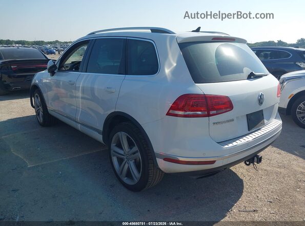 WVGEF9BP5GD005356 2016 VOLKSWAGEN TOUAREG White Задня ліва чверть