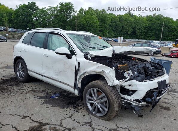 WVGEF9BP5GD011013 2016 VOLKSWAGEN TOUAREG White Передня права чверть