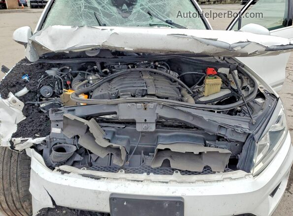 WVGEF9BP5GD011013 2016 VOLKSWAGEN TOUAREG White Вид підкапотного простору