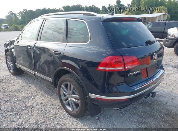 WVGEF9BP9GD004985 2016 VOLKSWAGEN TOUAREG Black Tył lewy