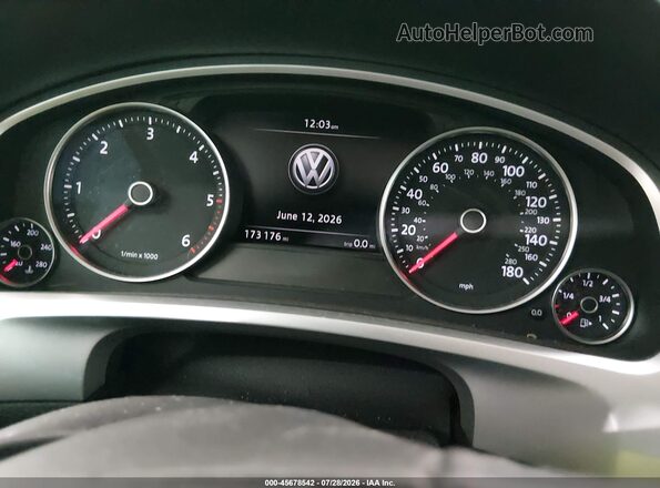 WVGEP9BP2GD003304 2016 VOLKSWAGEN TOUAREG Black Vista de los asientos traseros
