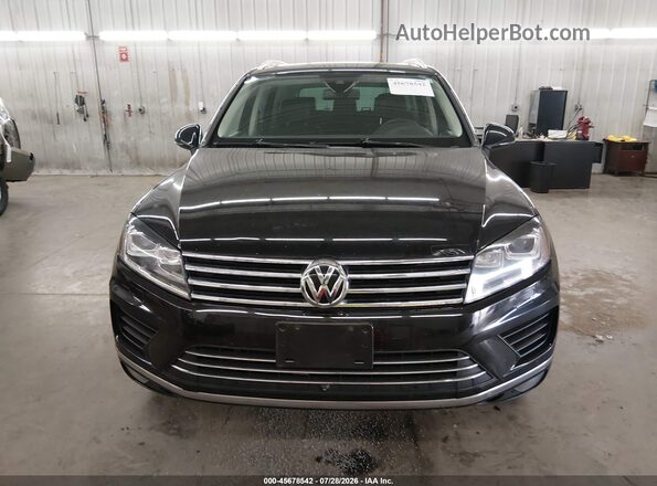 WVGEP9BP2GD003304 2016 VOLKSWAGEN TOUAREG Black Vista del cuadro de instrumentos