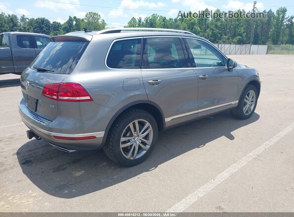 WVGEP9BP8GD004960 2016 VOLKSWAGEN TOUAREG Gray Задня права чверть
