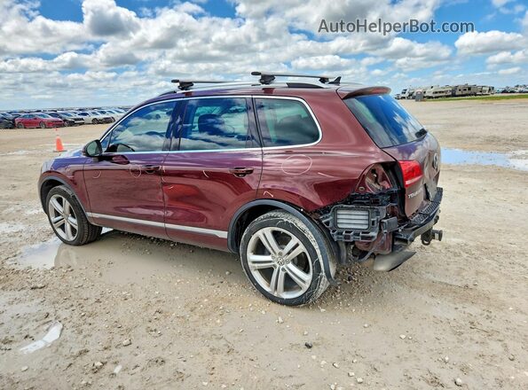 WVGGF7BP7HD002716 2017 VOLKSWAGEN TOUAREG Burgundy Rear left
