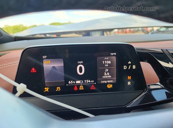 WVGGNPE26NP068395 2022 VOLKSWAGEN ID.4 Silver Instrument cluster view