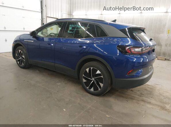 WVGGNPE2XNP037280 2022 VOLKSWAGEN ID.4 Blue Задня ліва чверть