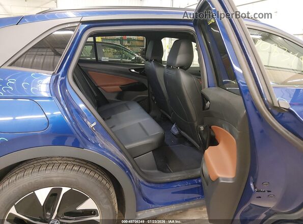 WVGGNPE2XNP037280 2022 VOLKSWAGEN ID.4 Blue Вид наклейки з VIN-кодом