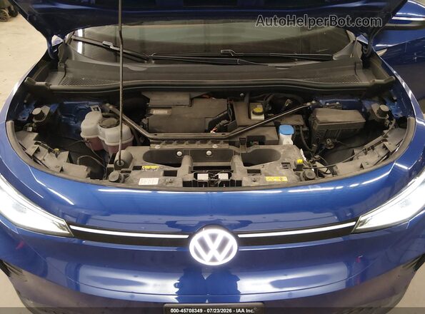 WVGGNPE2XNP037280 2022 VOLKSWAGEN ID.4 Blue Вид ззаду