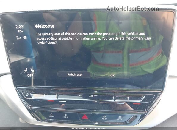 WVGJNPE21NP070156 2022 VOLKSWAGEN ID.4 Gray 