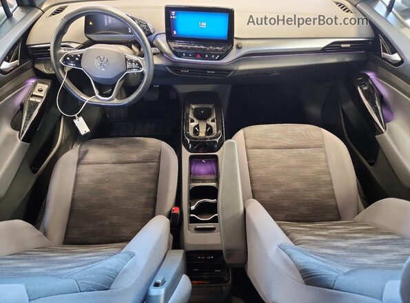 WVGJNPE23MP062218 2021 VOLKSWAGEN ID.4 Gray წინა პანელის ხედი