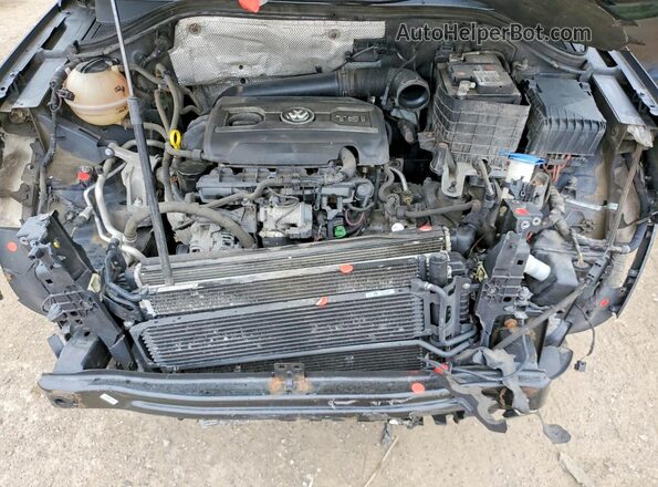WVGJV7AX0GW617864 2016 VOLKSWAGEN TIGUAN Black Widok wnętrza z tyłu