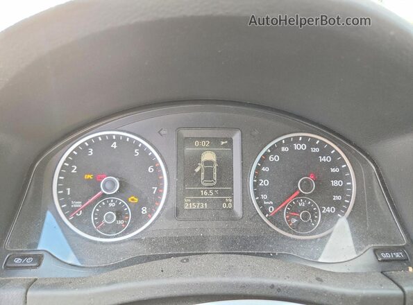 WVGJV7AX1GW500794 2016 VOLKSWAGEN TIGUAN White Вид щитка приладів