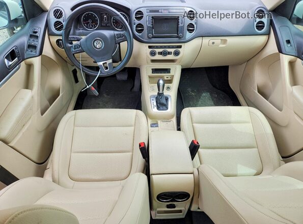 WVGJV7AX7GW504722 2016 VOLKSWAGEN TIGUAN White წინა პანელის ხედი