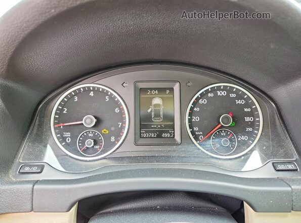 WVGJV7AX7GW504722 2016 VOLKSWAGEN TIGUAN White ხელსაწყოთა პანელის ხედი