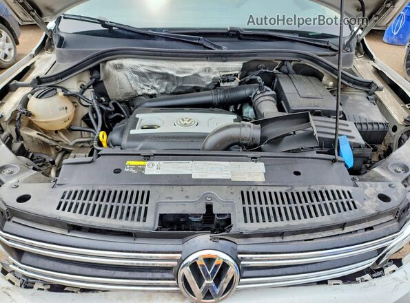 WVGJV7AX7GW504722 2016 VOLKSWAGEN TIGUAN White ძრავის განყოფილების ხედი