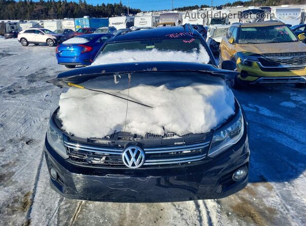 WVGJV7AX8GW500565 2016 VOLKSWAGEN TIGUAN Black Vista frontal