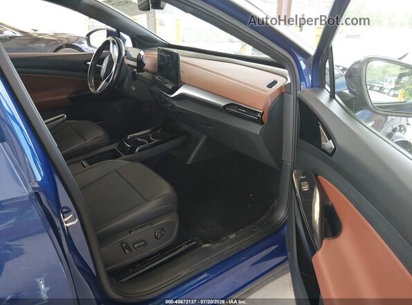 WVGKMPE21NP071587 2022 VOLKSWAGEN ID.4 Blue Widok wnętrza z przodu