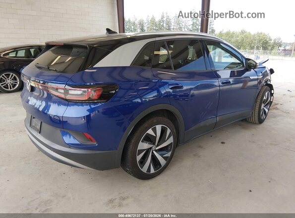 WVGKMPE21NP071587 2022 VOLKSWAGEN ID.4 Blue Tył prawy