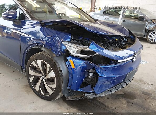 WVGKMPE21NP071587 2022 VOLKSWAGEN ID.4 Blue Widok z przodu
