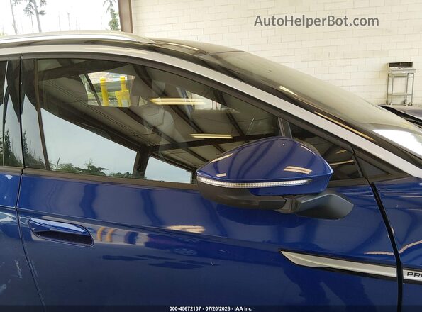 WVGKMPE21NP071587 2022 VOLKSWAGEN ID.4 Blue Widok wnętrza z tyłu