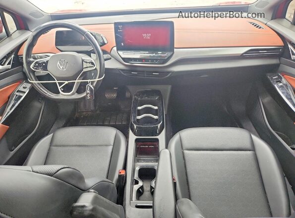 WVGKMPE22MP063898 2021 VOLKSWAGEN ID.4 Red წინა პანელის ხედი