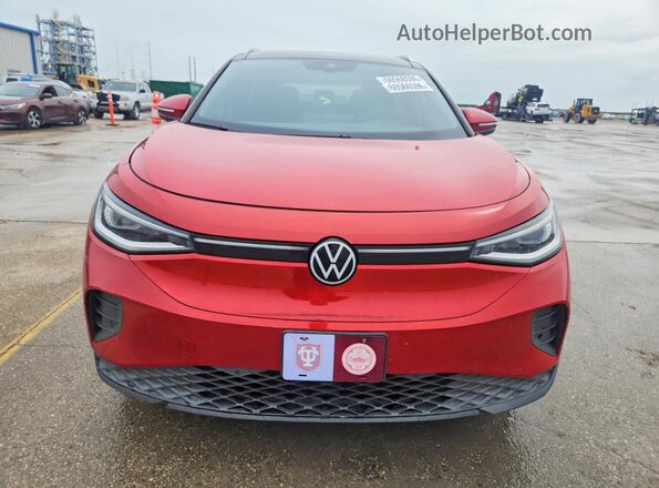 WVGKMPE22MP063898 2021 VOLKSWAGEN ID.4 Red წინა ხედი