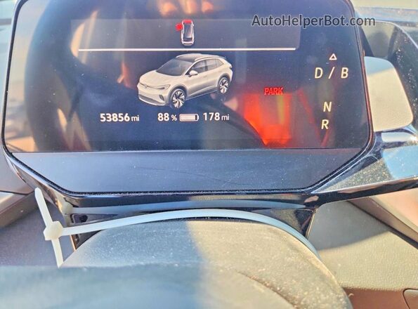 WVGKMPE24MP039439 2021 VOLKSWAGEN ID.4 White Vista del cuadro de instrumentos