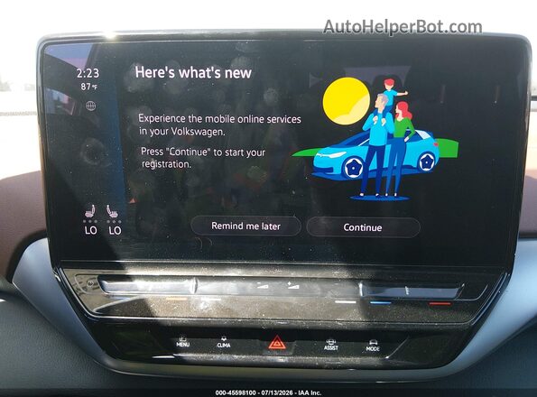 WVGKMPE27MP057384 2021 VOLKSWAGEN ID.4 White 