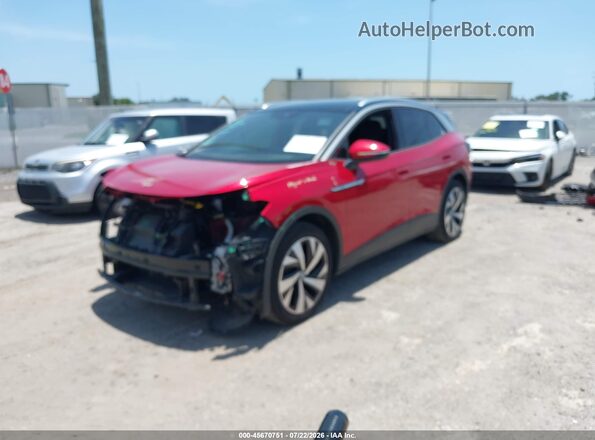 WVGKMPE28MP041372 2021 VOLKSWAGEN ID.4 Красный Передняя левая четверть