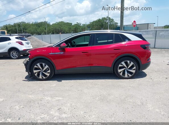 WVGKMPE28MP041372 2021 VOLKSWAGEN ID.4 Красный Панорамный вид салона 360°